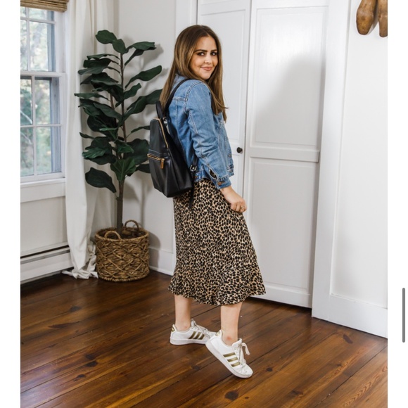 J. Crew Factory Ruffleneck Leopard Dress - Picture 13 of 14